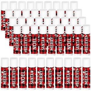 Sosation Bálsamo labial con sabor a Navidad, 80 unidades, juego de regalo de calcetines navideños para celebrar el bálsamo labial en barra para Sosation Bálsamo labial con sabor a Navidad, 80 unidades, juego de regalo de calcetines navideños para celebrar el bálsamo labial en barra para