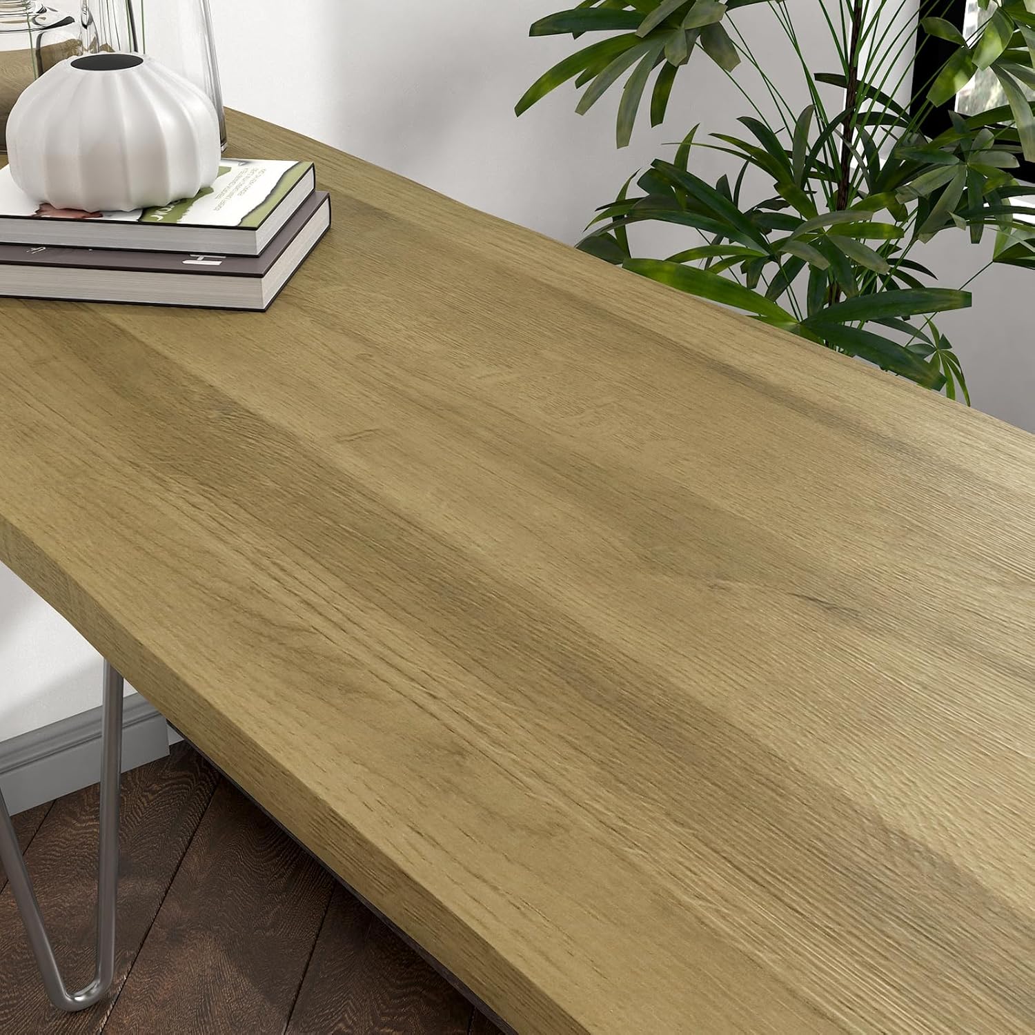 Papel de contacto de madera clara para contadores, impermeable, de grano de madera, despegar y pegar, papel tapiz de vinilo para encimera, papel de