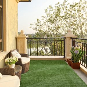 Ottomanson Colección R550-7X2 Evergreen alfombra de área, corredor, 2 pies x 6 pies 6 pulgadas, pelo alto, color verde hierba Ottomanson Colección R550-7X2 Evergreen alfombra de área, corredor, 2 pies x 6 pies 6 pulgadas, pelo alto, color verde hierba