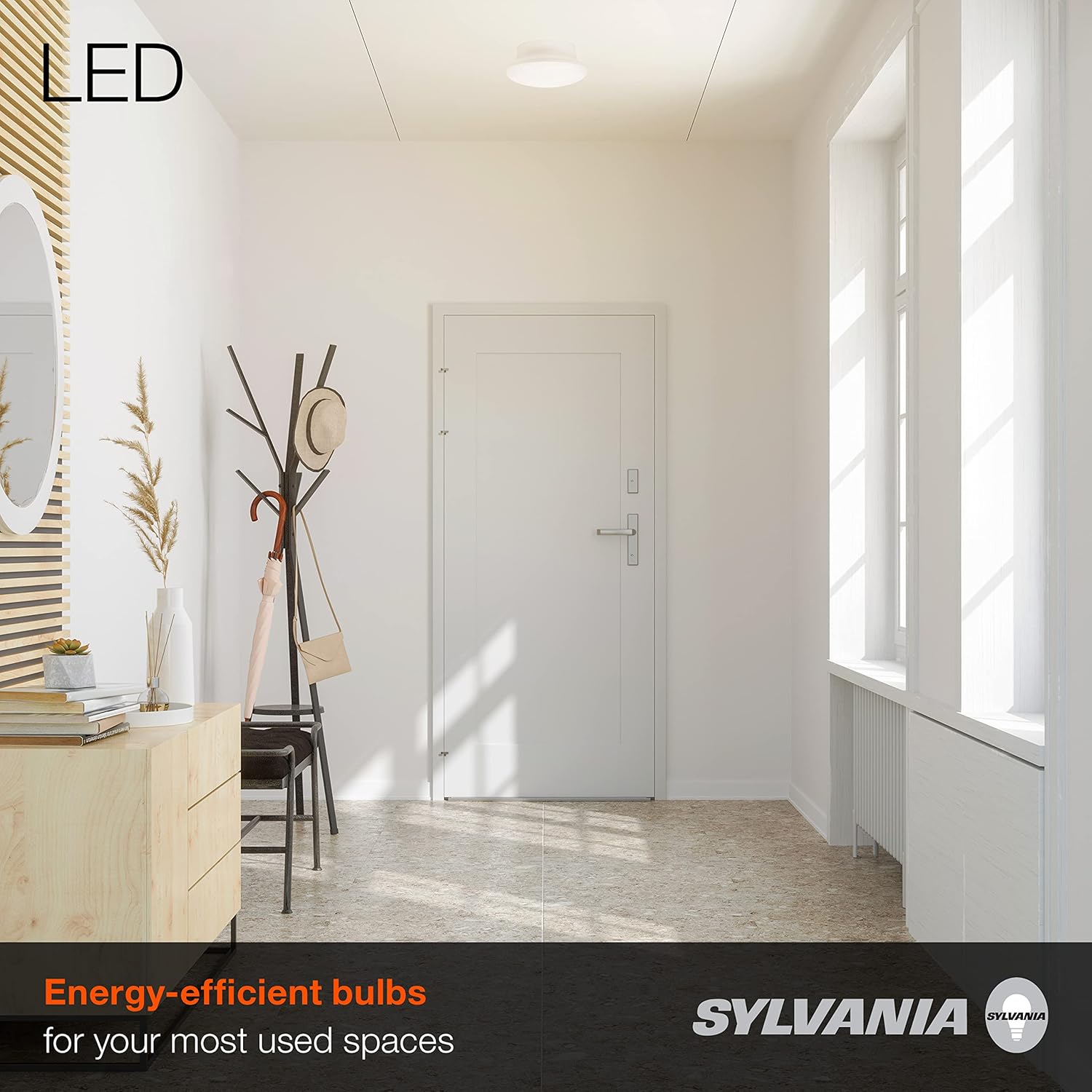 Sylvania 75081 Lámpara de techo, 1 unidad (paquete de 1), blanco frío
