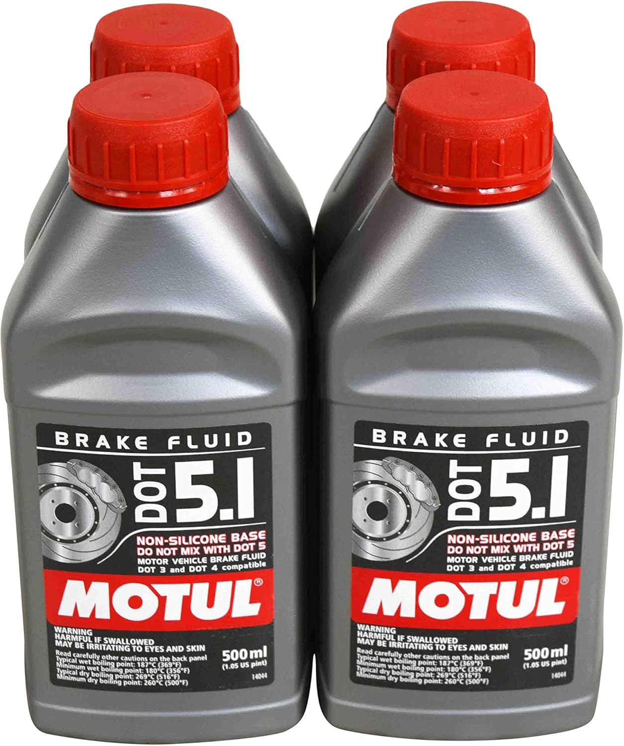 Motul 100950 – Líquido de frenos 100% sintético Dot 5.1 de 12 litro o 16.9 fl oz