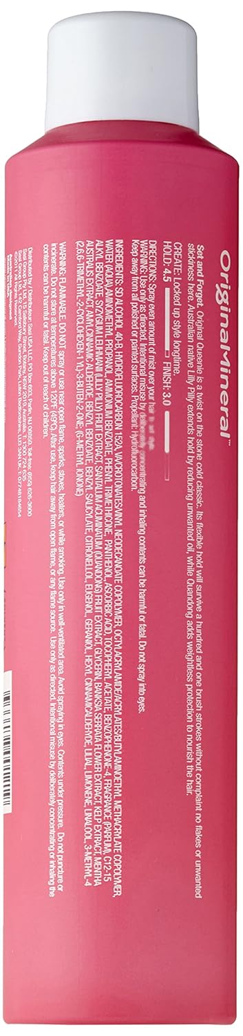 Queenie original y mineral (spray de fresa) 9.98 oz (11.1 fl oz)
