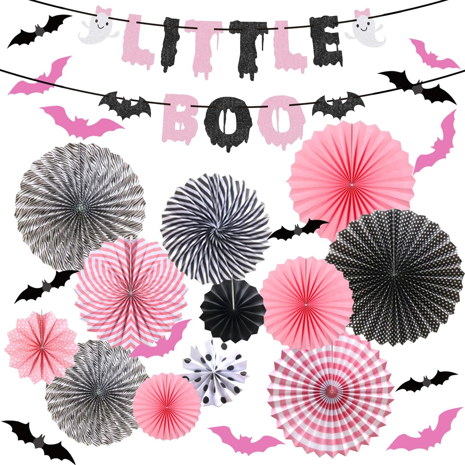 Kit de decoración de abanico de papel de Acción de Gracias, 12 unidades, abanicos de papel para colgar en el techo, pancarta de fiesta de calabaza