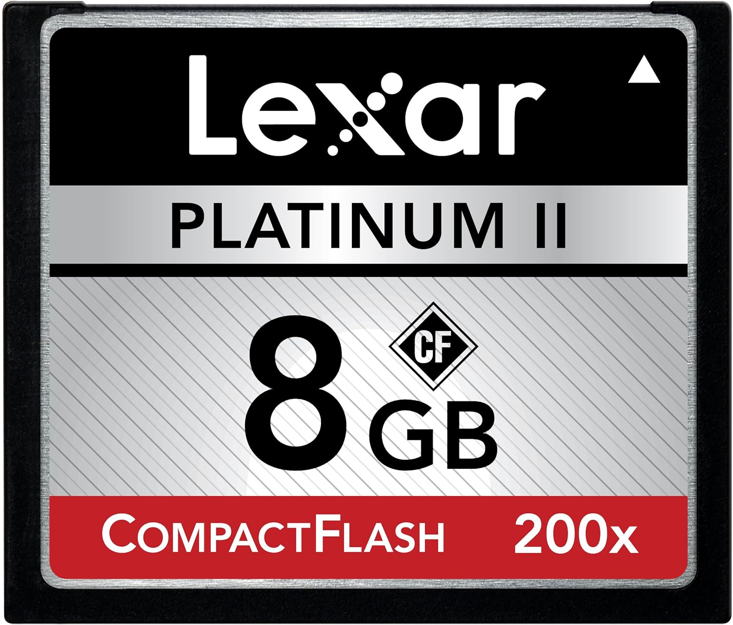 Lexar Platinum II LCF8GBBSBNA200 – Tarjeta de memoria flash compacta (8 GB, 200 x)