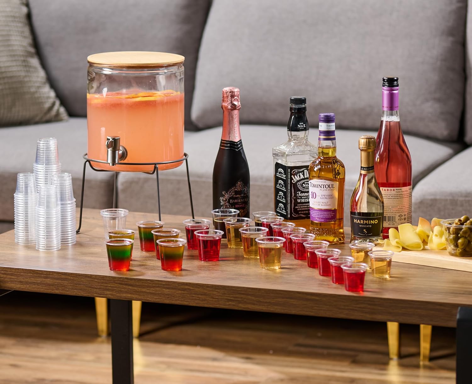 800 Vasos de chupito de 1 onza vasos de plástico transparente para fiestas y eventos (1 onza – 800 tazas – sin tapas)