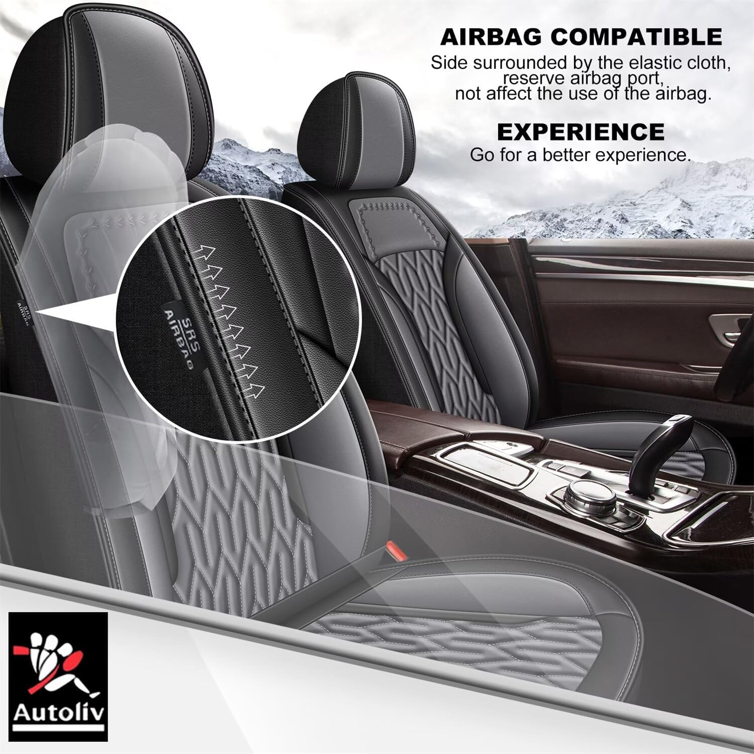 AOMSAZTO Funda de asiento de automóvil personalizada para ChevroletChevy Trailblazer 2021 2022 2023 2024, protector de cojín de asiento de