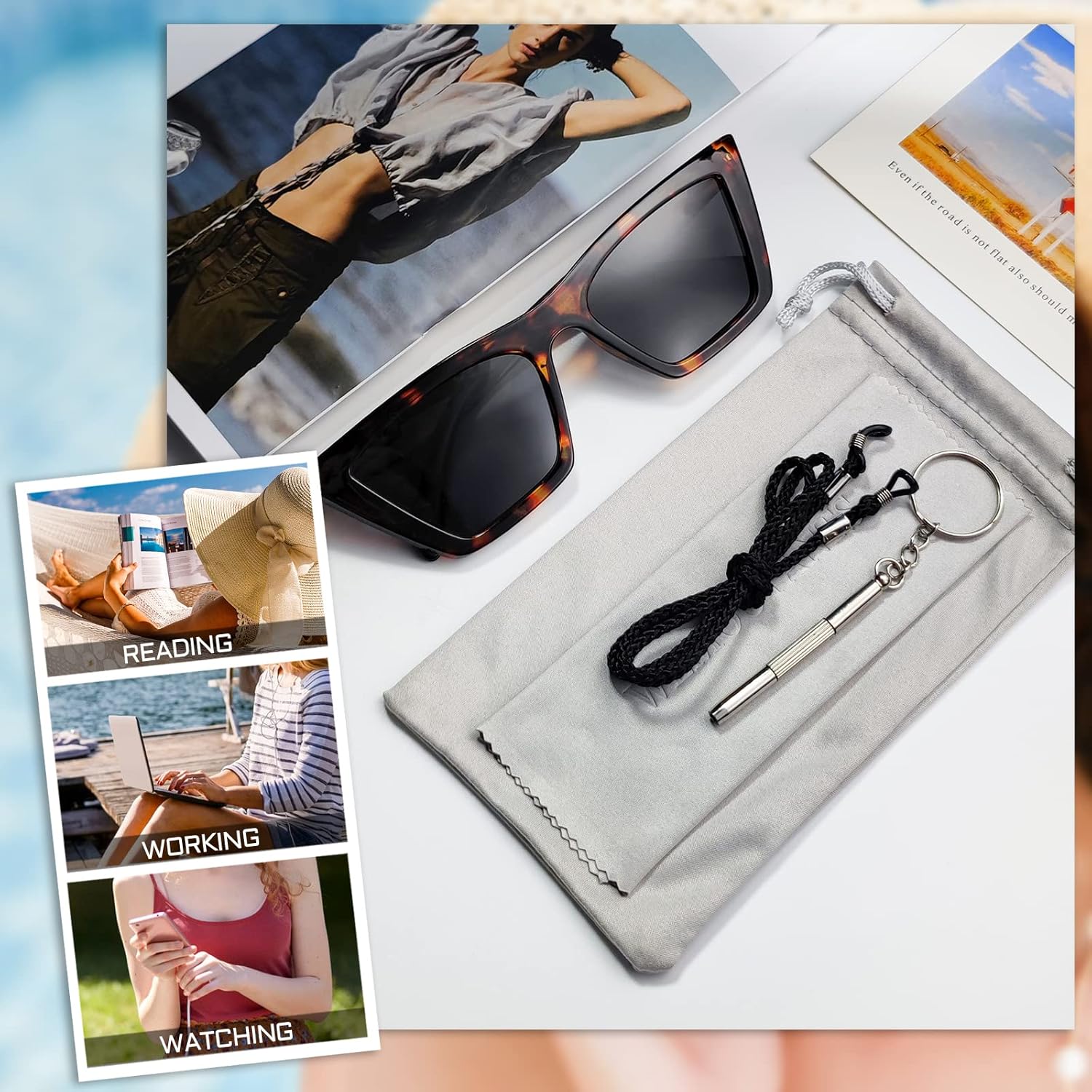 Gafas de sol de lectura de gran tamaño para mujer, con protección UV completa de ojo de gato, 1.0, 1.25, 1.5, 1.75 a 4.0
