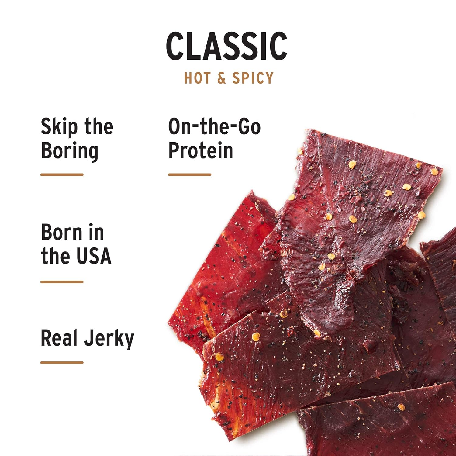Cecina de buey People s Choice clásico, caliente y picante