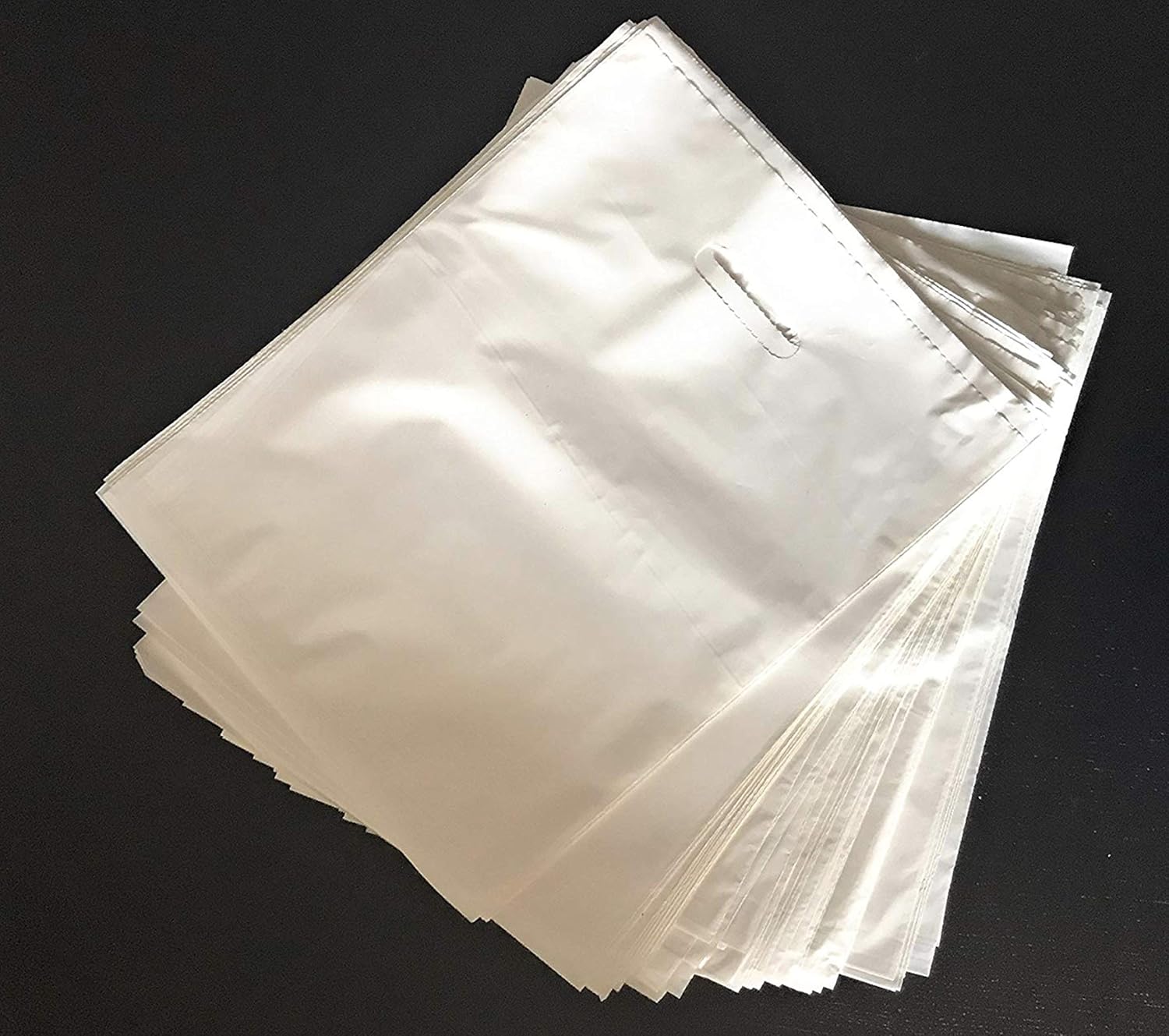 Bolsas de plástico blanco para tienda, diferentes tamaños de 9 x 12 pulgadas, 12 x 15 pulgadas, 15 x 18 pulgadas, paquetes de 100200500 bolsas de