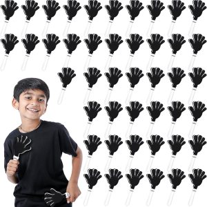 48 piezas de pinzas de mano a granel de 7.5 x 3.5 pulgadas, para hacer ruido, regalos de fiesta, aplaudiendo ruido, para cumpleaños, premios de 48 piezas de pinzas de mano a granel de 7.5 x 3.5 pulgadas, para hacer ruido, regalos de fiesta, aplaudiendo ruido, para cumpleaños, premios de