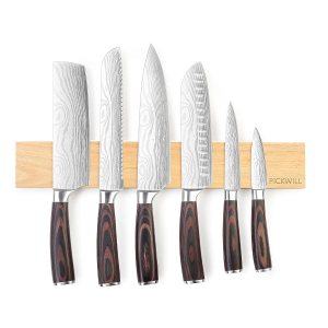 Soporte magnético para cuchillos de pared, tira magnética para cuchillos de 16 pulgadas, potente soporte magnético de madera para cuchillos de Soporte magnético para cuchillos de pared, tira magnética para cuchillos de 16 pulgadas, potente soporte magnético de madera para cuchillos de