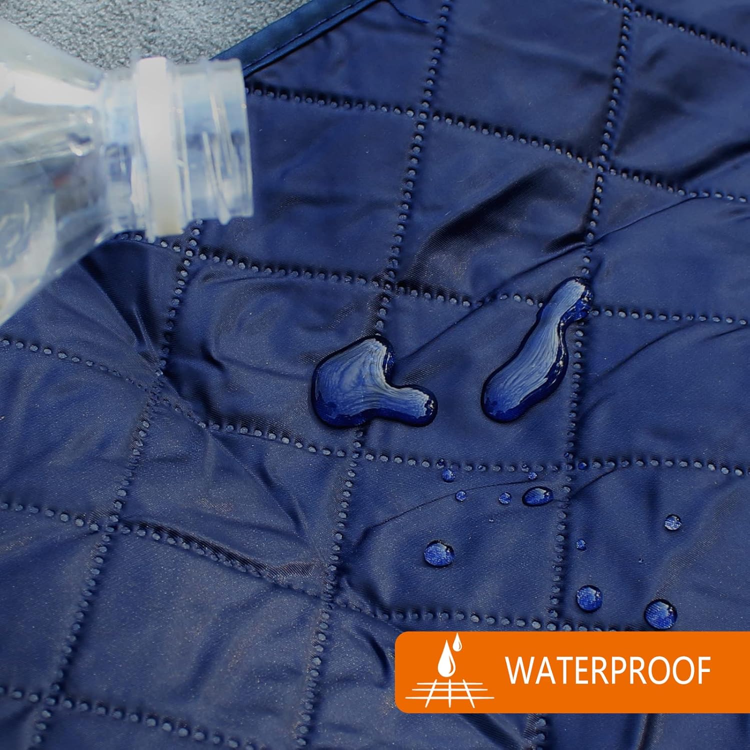 Sojoy Manta impermeable para acampar al aire libre, forro polar, resistente al viento, para eventos deportivos, automóvil, viajes, playa (60 x 80