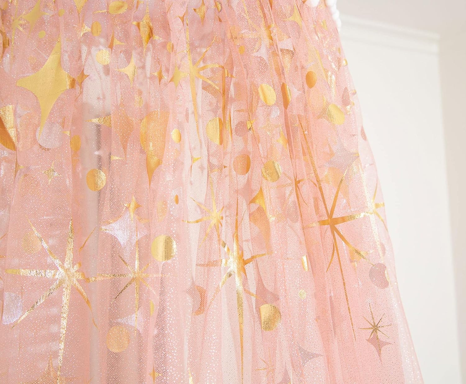 Disney Cortinas de toldo de cama para niños de princesa para techo, cubierta de mosquitera colgante para rincón de lectura, tienda de campaña para