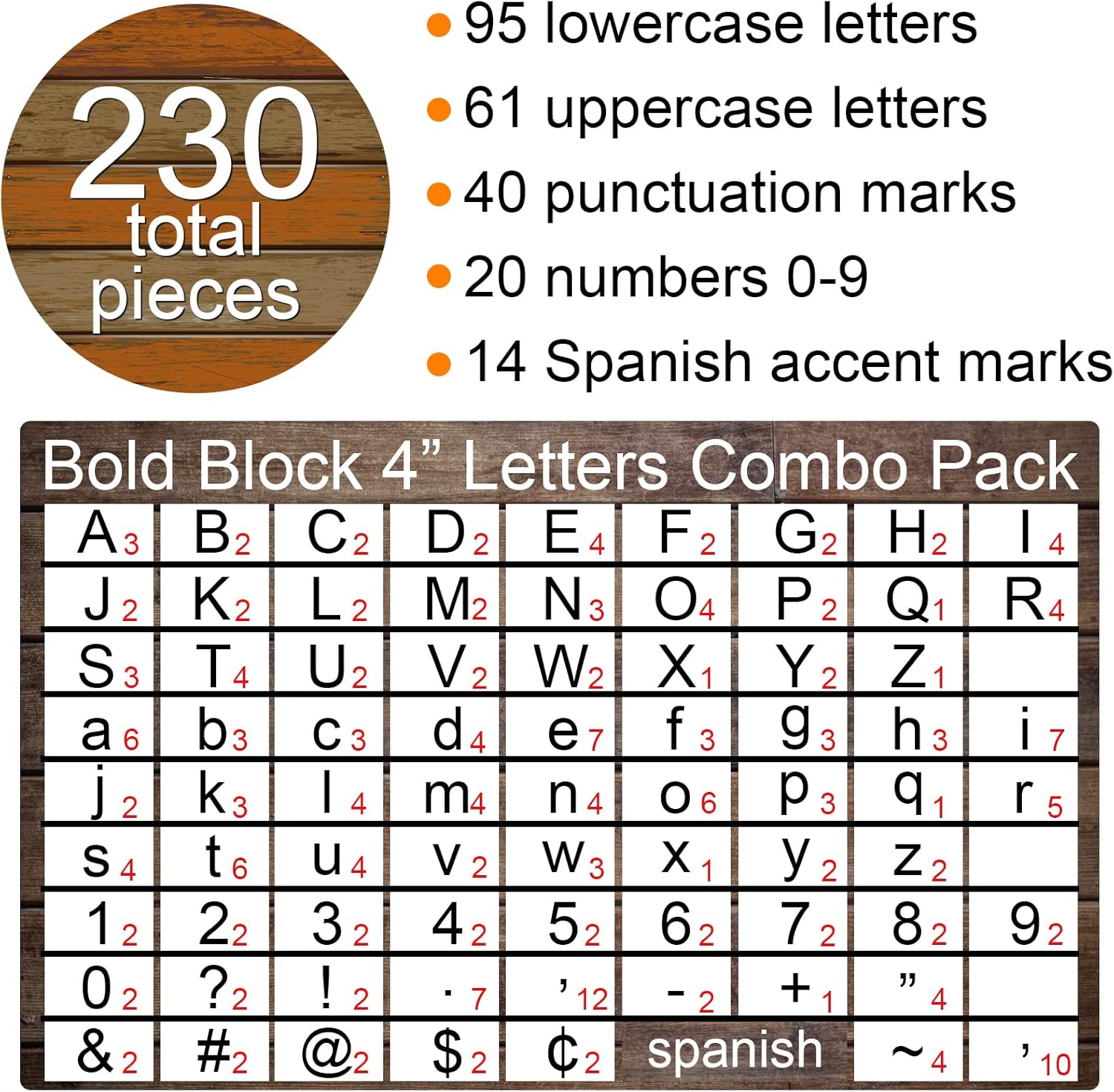 230 piezas de tablón de anuncios de Acción de Gracias, letras del alfabeto, números, decoración del tablón de anuncios, decoración del hogar, dulces