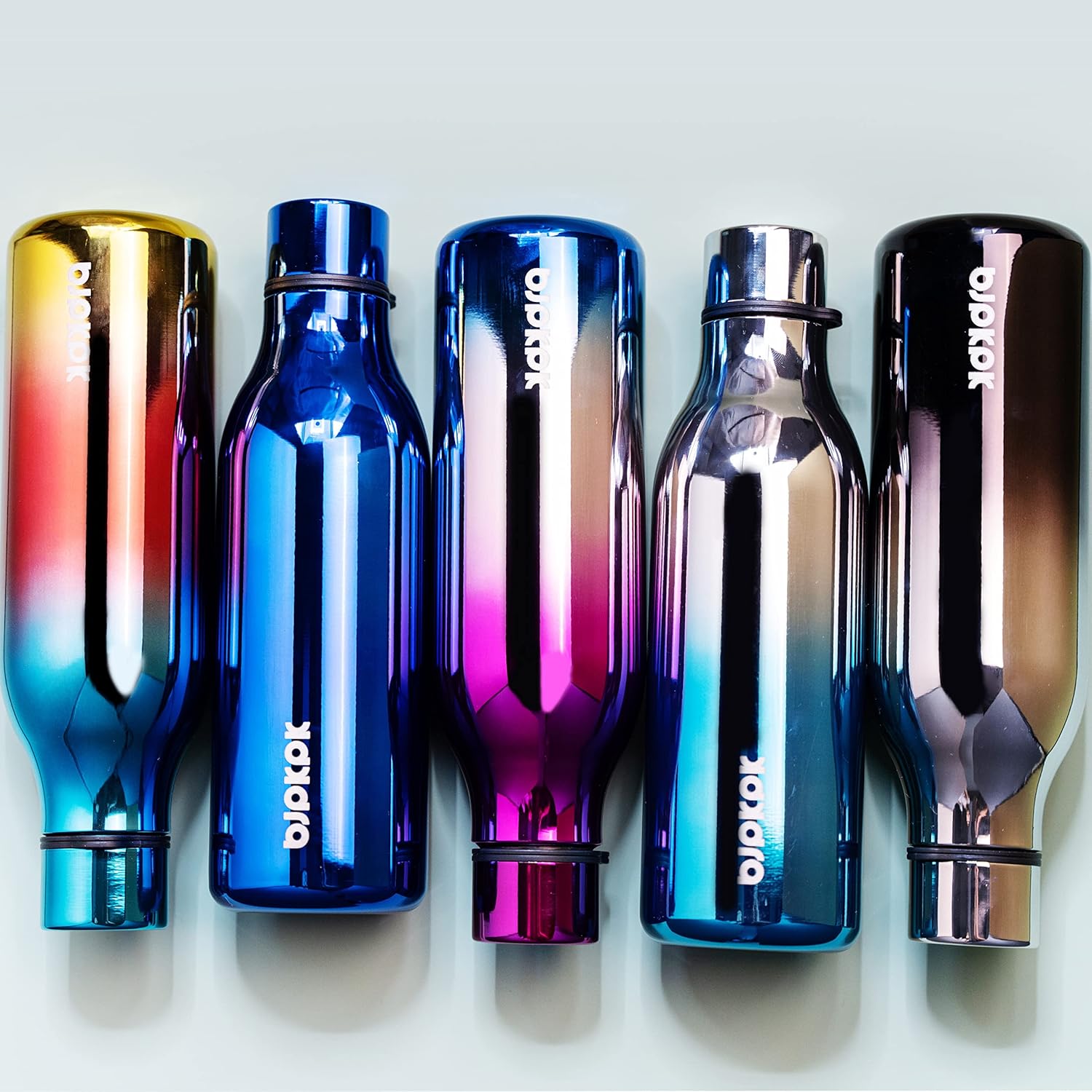 BJPKPK Botellas de agua aisladas, botella de agua de metal de acero inoxidable de 18 onzas con correa, termo a prueba de fugas, tazas y frascos,