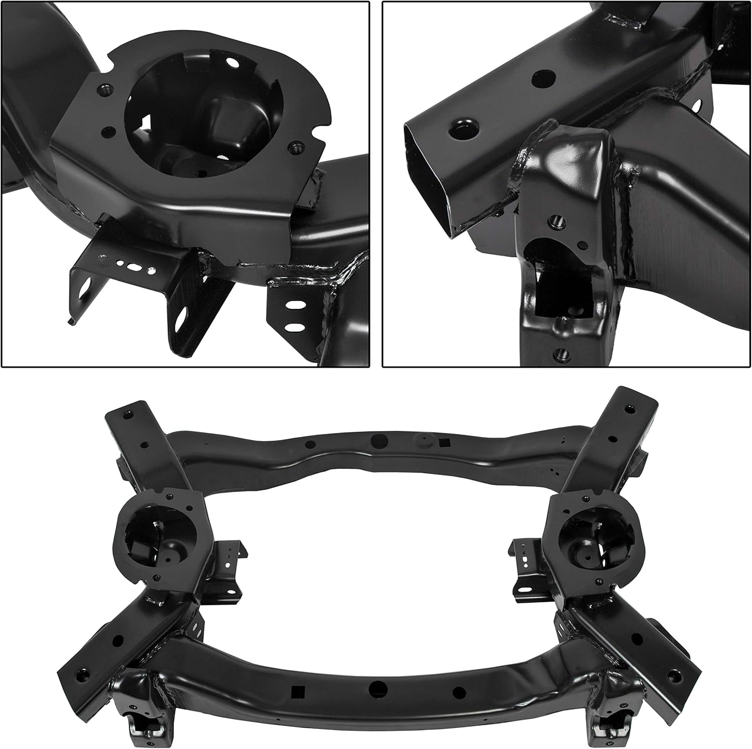 KUAFU Travesaño del motor de la cuna del bastidor auxiliar de la suspensión delantera compatible con Dodge Charger Challenger 2011-2015 Chrysler 300