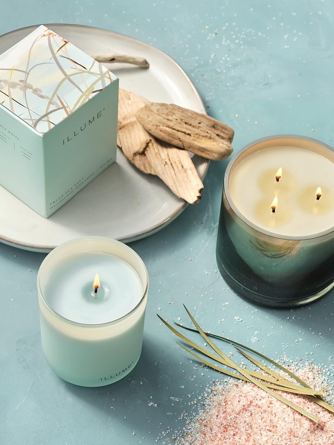 Illume Bellamente Done Essentials – Vela perfumada de sal marina fresca