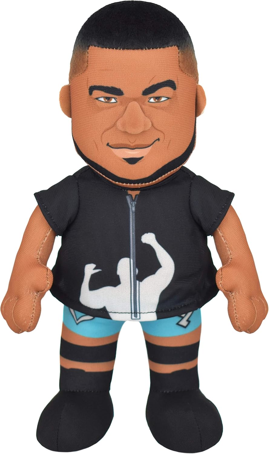 Bleacher Creatures WWE Keith Lee – Figura de peluche de 10 pulgadas, una superestrella de la lucha libre para jugar o exhibir