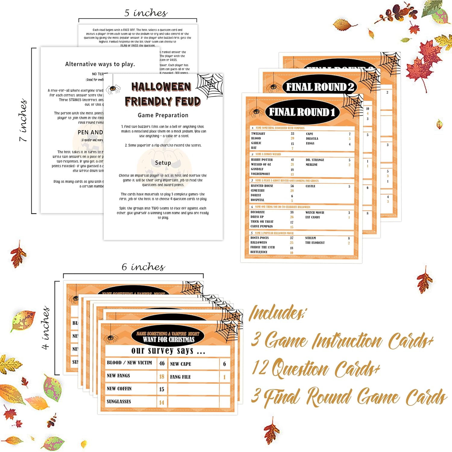 Juego de pelea amigable para Halloween, cuestionario amistoso, prueba de peleas familiares, juego de baby shower, actividad de fiesta de Halloween,