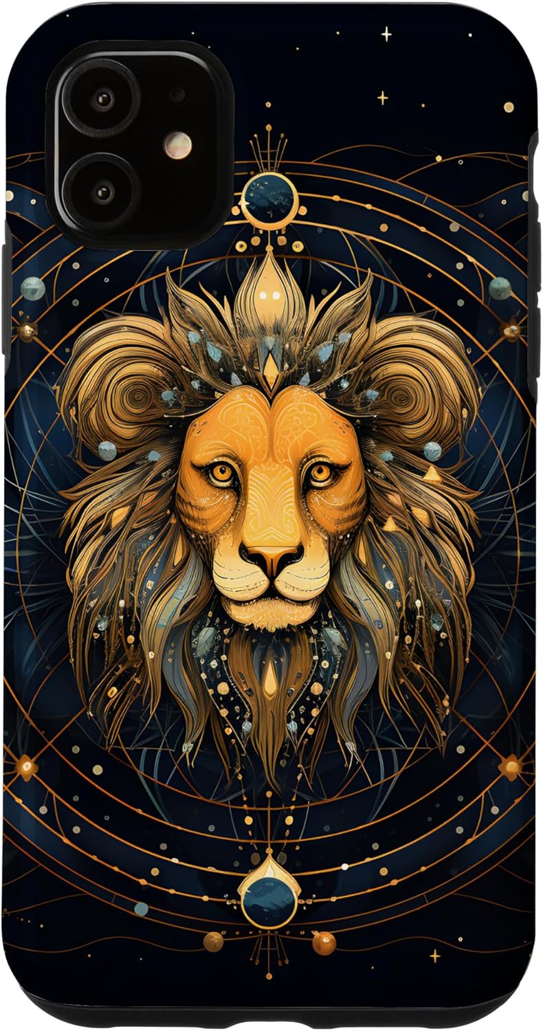 Funda para iPhone 11 Leo del signo del zodiaco León Horóscopo Constelación