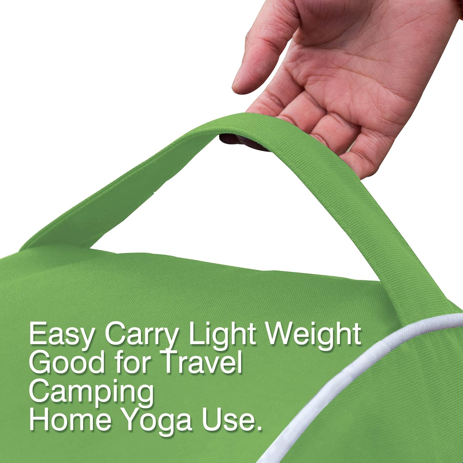 QILLOWAY Taburete inflable para interiores y exteriores, otomano redondo, reposapiés para todo tipo de clima, para niños o adultos, campamento o