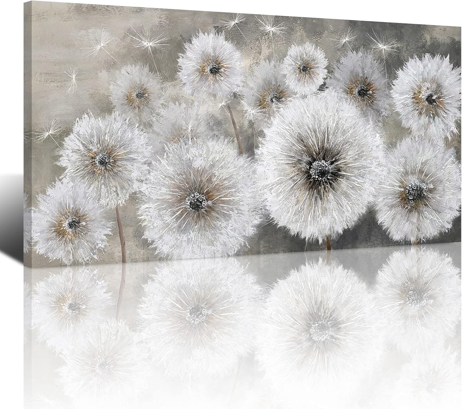 Pogusmavi Arte de pared para sala de estar, pinturas murales  Decoración de pared de comedor, arte de pared grande para dormitorio24 x 48 pulgadas,