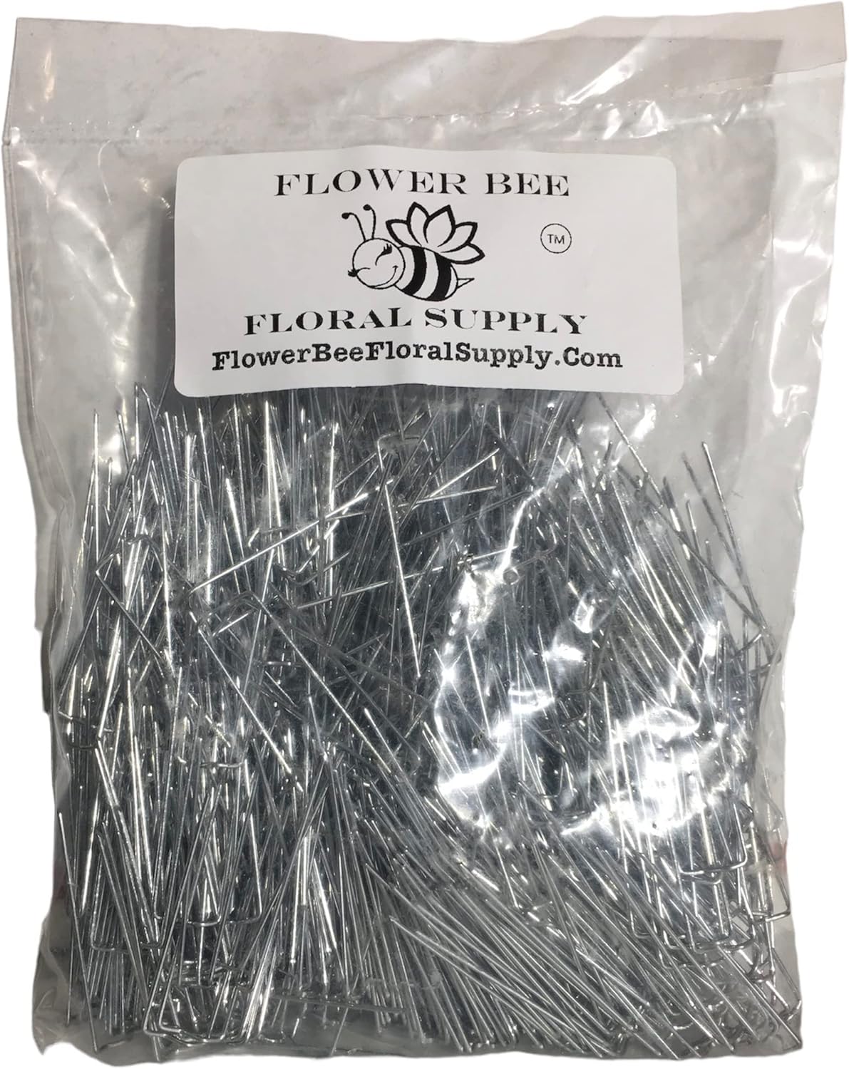 Alfileres florales en U, horquillas verdes para floristas, alfileres de helecho de 1.75 pulgadas para arreglar flores, cubierta de musgo vegetal,