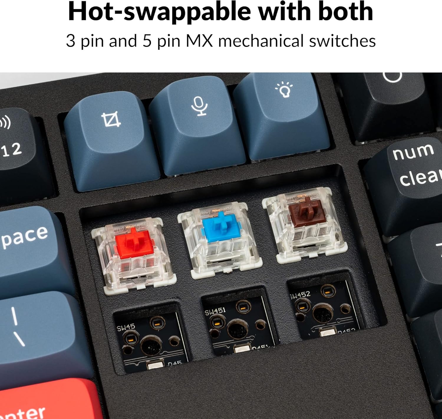 Keychron Teclado mecánico personalizado Q6 macro programable QMKVIA retroiluminación RGB de aluminio de tamaño completo doble junta intercambiable - Imagen 4