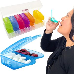 e-Pill MediShot – Organizador semanal de pastillas para píldoras y suplementos de 2 veces al día x 7 días e-Pill MediShot – Organizador semanal de pastillas para píldoras y suplementos de 2 veces al día x 7 días