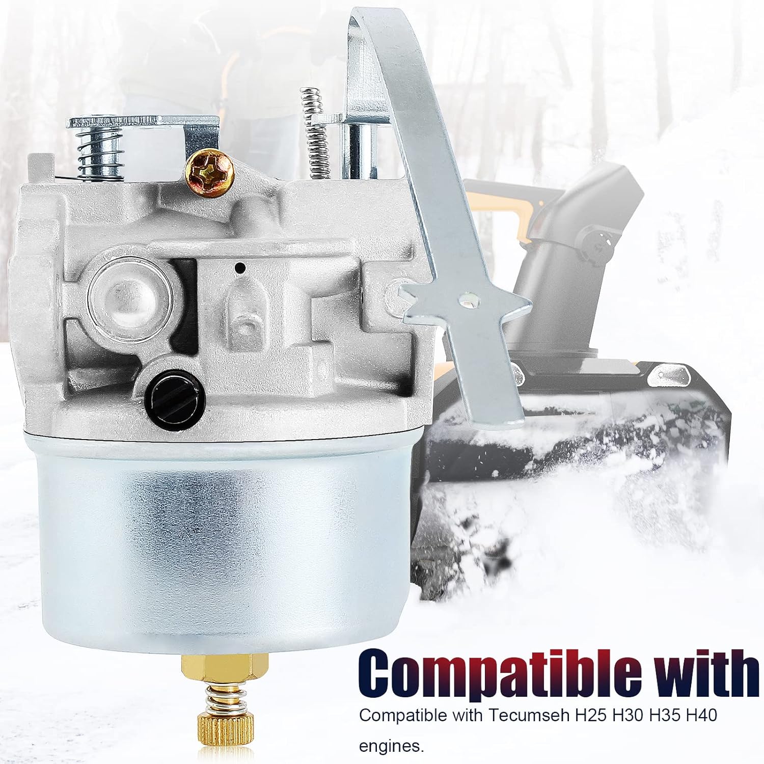Carburador compatible con motor Tecumseh 631921 631070 631070A 631074 631245 631820 632284 H25 H30 H35 H40