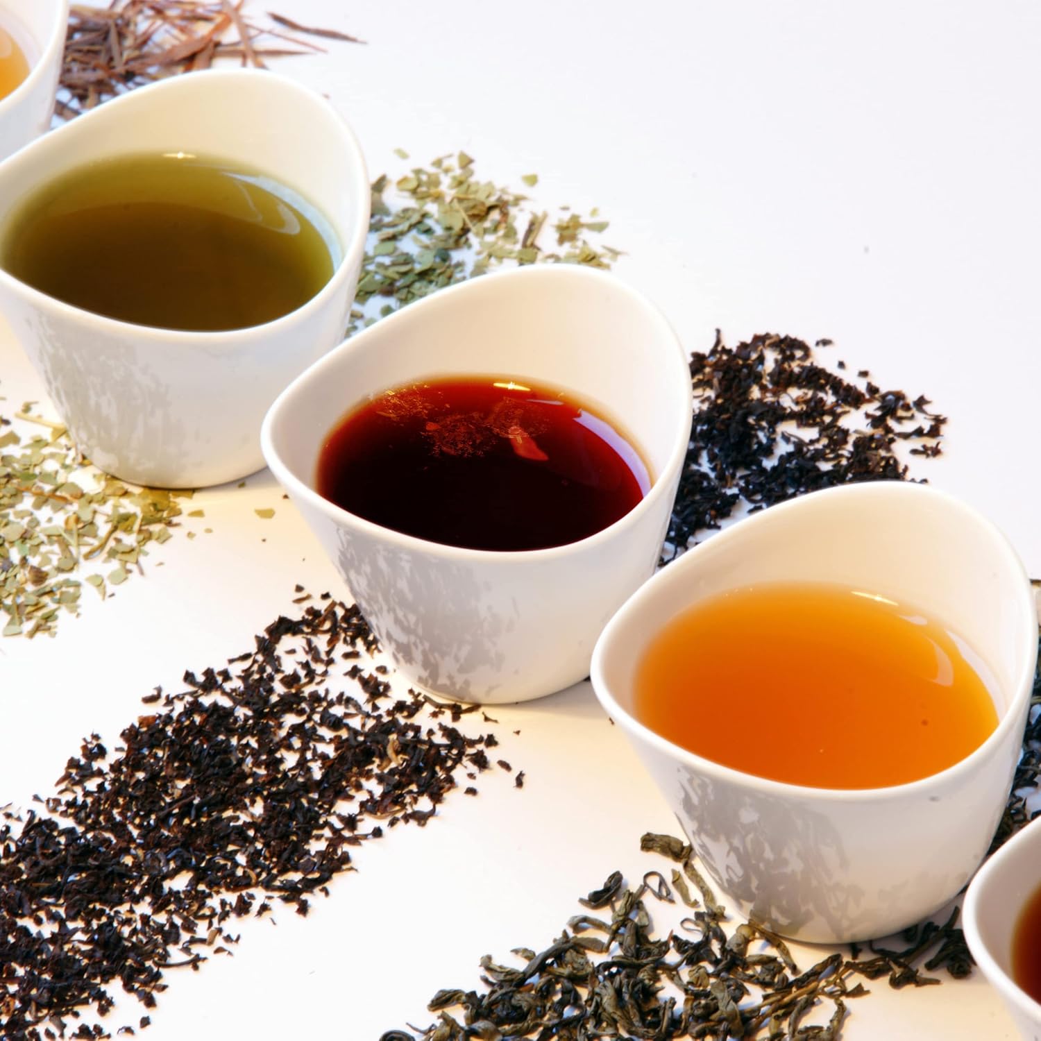 Experimenta la calma del té con The Beauty Tea Company – Juego de regalo de muestra de té de hojas sueltas de lujo, con 3 mezclas Blissful Blends I