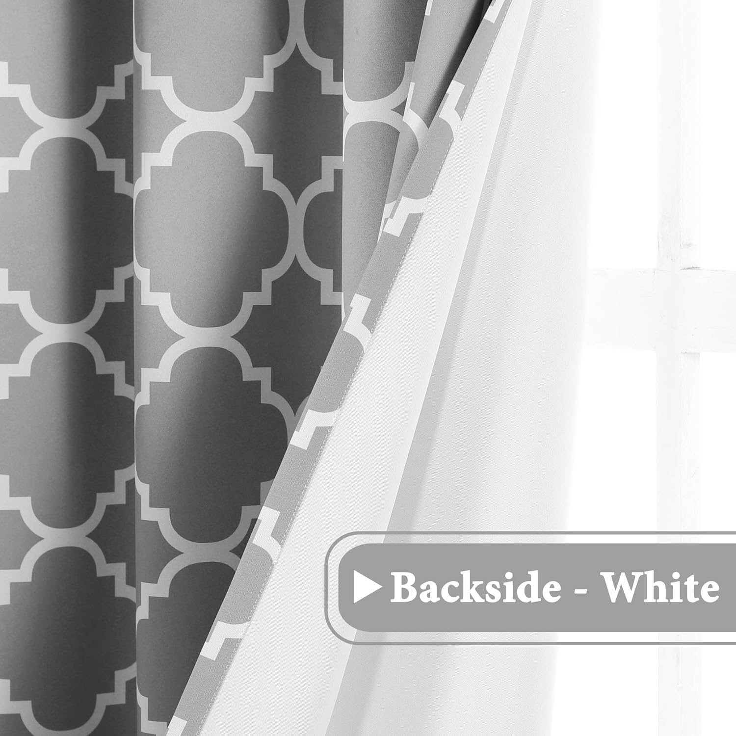 H.VERSAILTEX Cortinas opacas para sala de estardormitorio, con aislamiento térmico y ojales para ahorro de energía, cortinas para ventana (2