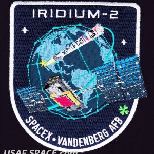 Authentic Iridium-2 – Spacex Falcon 9 F-9 Vafb Launch Satellite Mission Patch Authentic Iridium-2 – Spacex Falcon 9 F-9 Vafb Launch Satellite Mission Patch