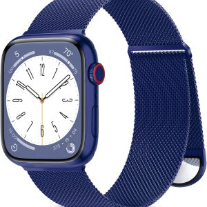 ZALAVER Correa de metal compatible con correas de Apple Watch de 1.496 in 1.575 in 1.614 in 1.654 in 1.732 in 1.772 in 1.929 in para mujeres y ZALAVER Correa de metal compatible con correas de Apple Watch de 1.496 in 1.575 in 1.614 in 1.654 in 1.732 in 1.772 in 1.929 in para mujeres y