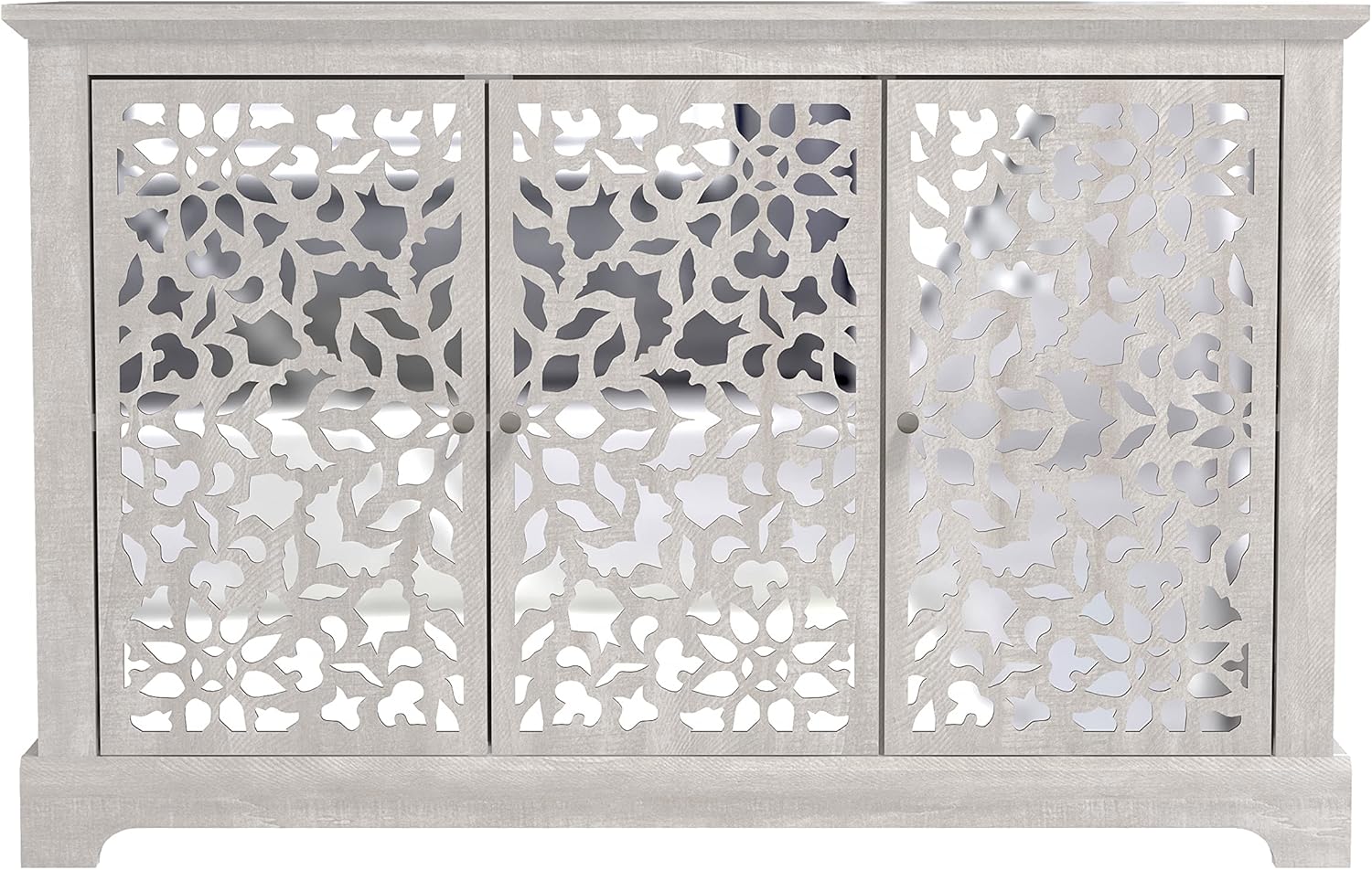 Galano Culbin Armario de almacenamiento de 3 puertas, muebles decorativos, armario para sala de estar, pasillo, cocina, aparador, mesa de buffet,