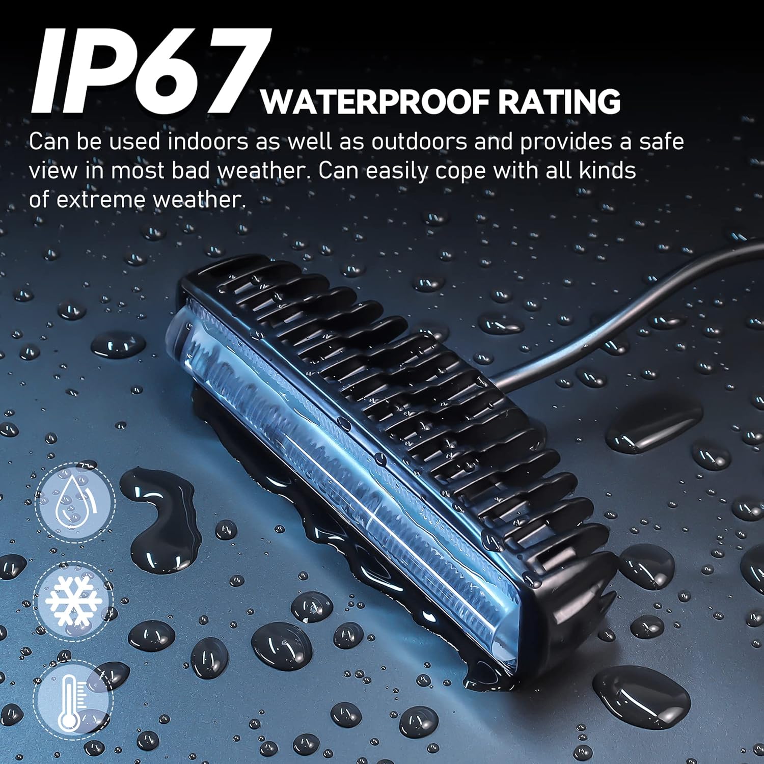 15 luces LED de seguridad para carretilla elevadora, color rojo, 30 W, CC, 12-80 V, luces de advertencia de almacén, luces de seguridad para