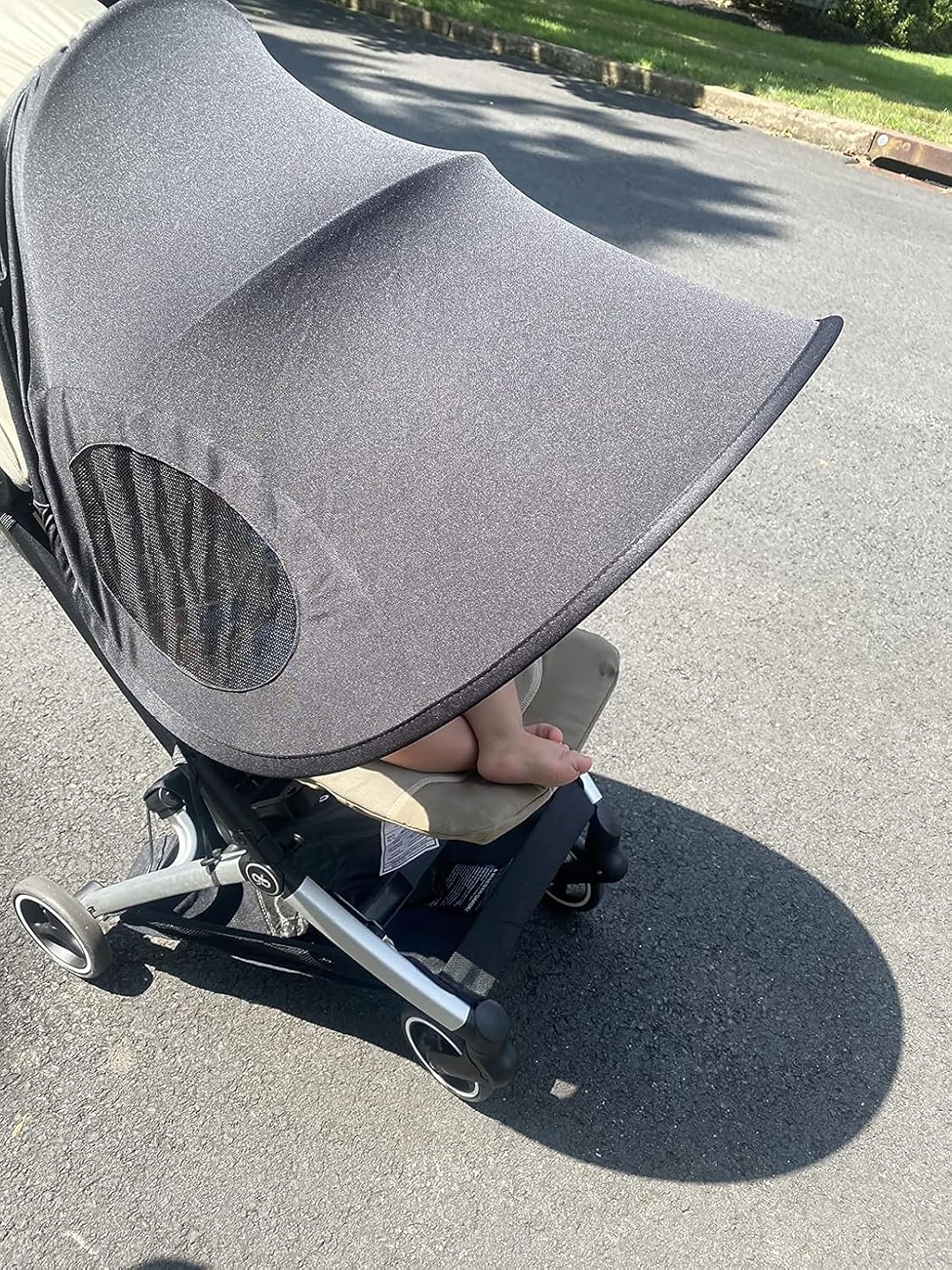 Parasol universal para cochecito de bebé, sombra de lluvia, opaca, protección solar anti-UV, parasol para cochecitos, asiento de automóvil,