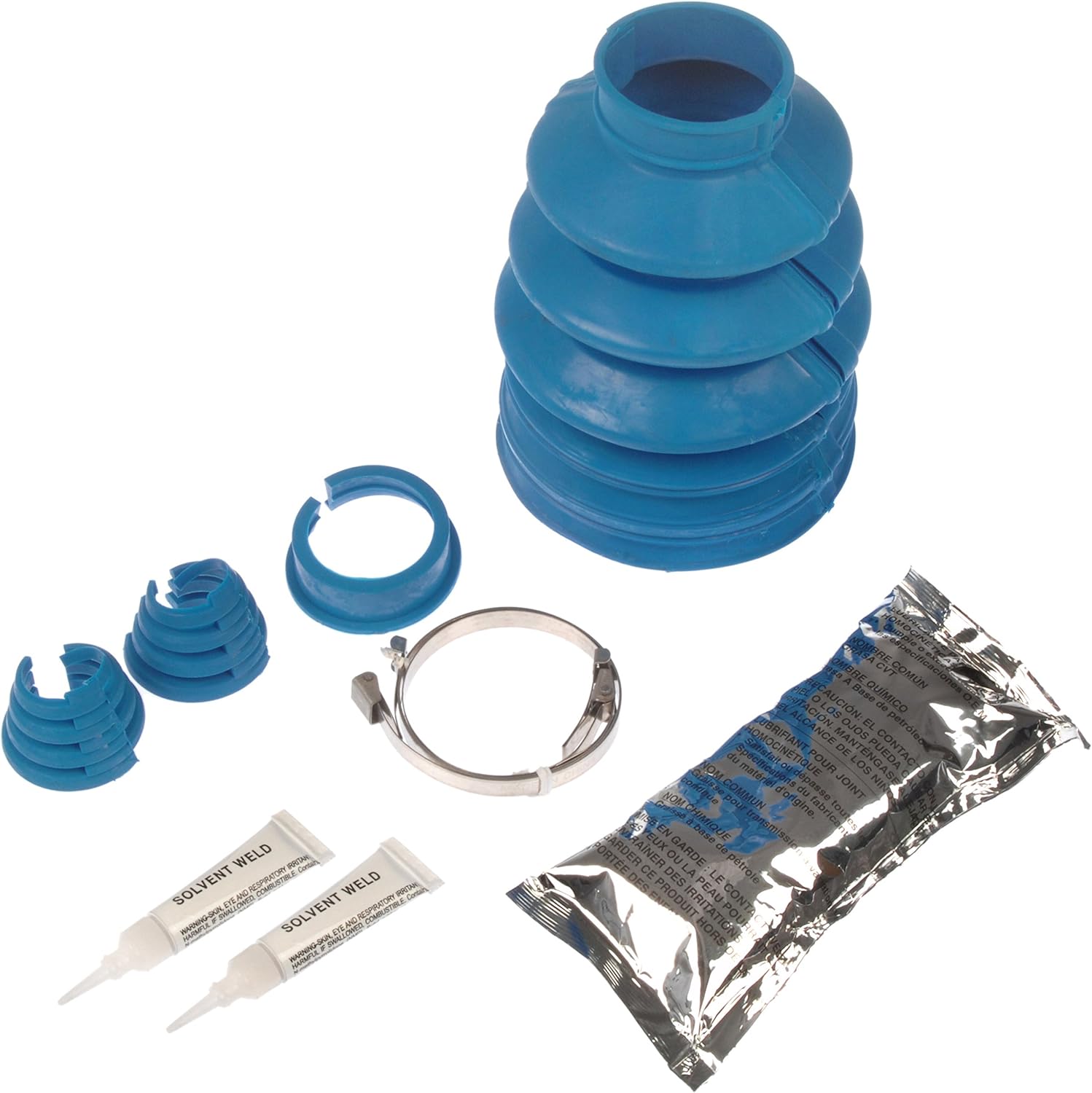 Dorman 614-256 C.V. Kit de bota dividida soldada con solvente para juntas exteriores delanteras compatibles con modelos seleccionados