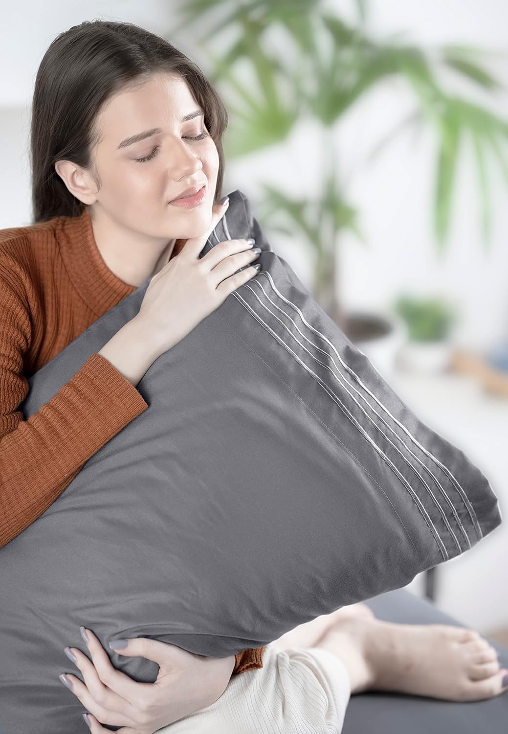 Utopia Bedding Juego de sábanas California King, sábanas de lujo de microfibra suave de 4 piezas con bolsillos profundos – Fundas de almohada