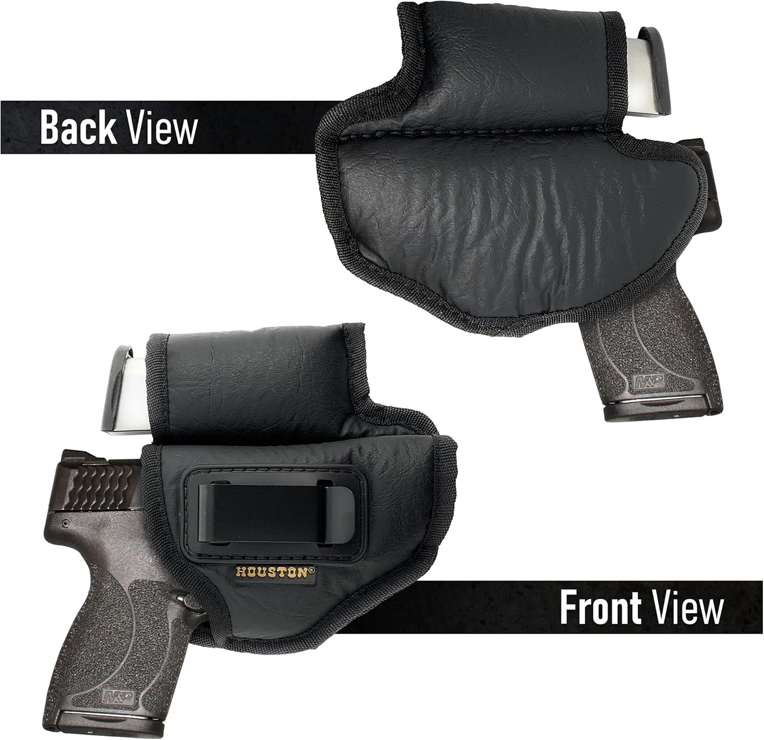 Houston – Funda de piel ecológica para pistola de Houston, compatible con Glock 262733, SHIELD 45, XD-S 45, TAURUS G3C Taurus PT 111G2C, XD 9 MOD
