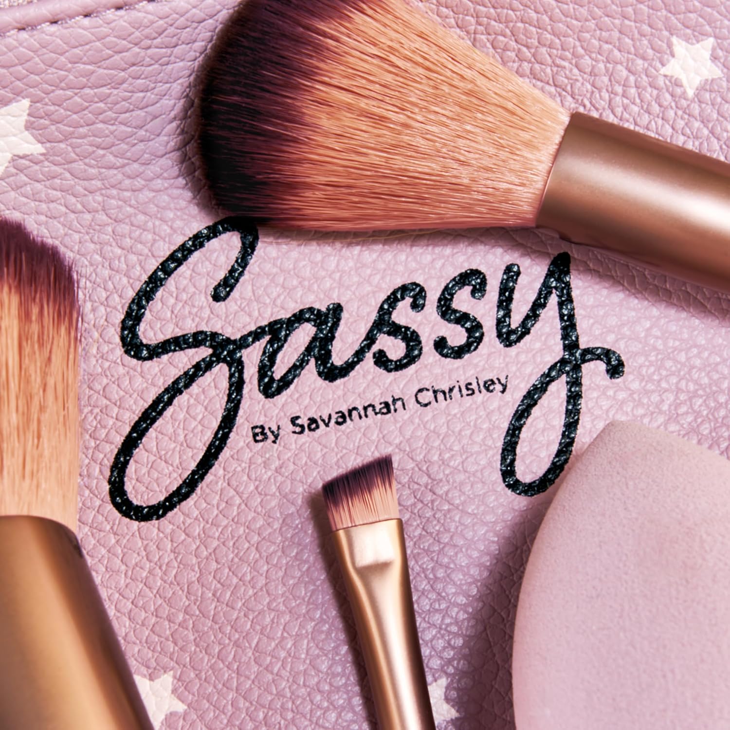 Sassy by Savannah Chrisley Sassy – Kit de herramientas de belleza para mujeres, belleza todo en uno para ojos y cara, kit de brochas ideal para
