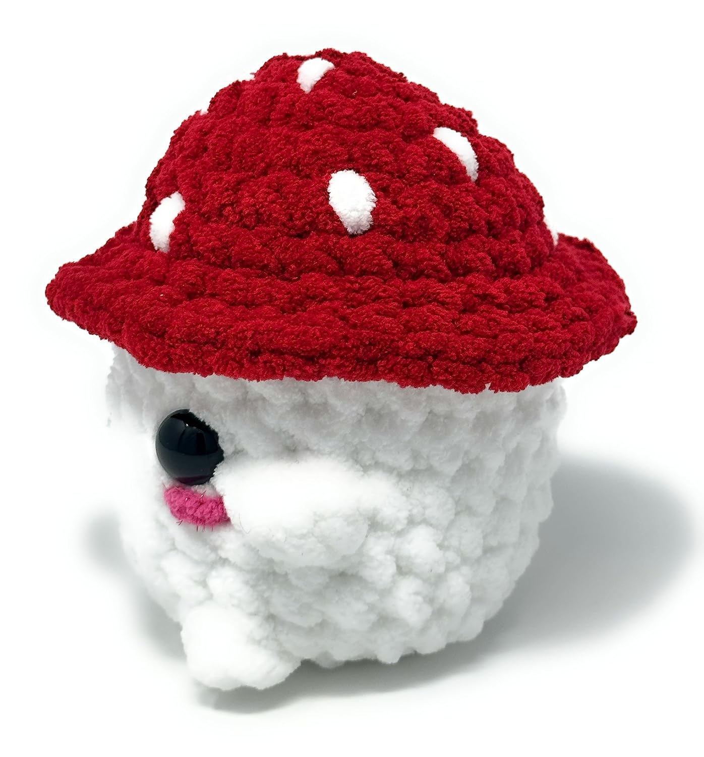 Crochet Mushroom Boi Stuffed Toy  Gift for All Occasions, Baby Showers, Birthdays  Home, Classroom, Car Decor  Plush & Cozy  Nursery Props  Made in