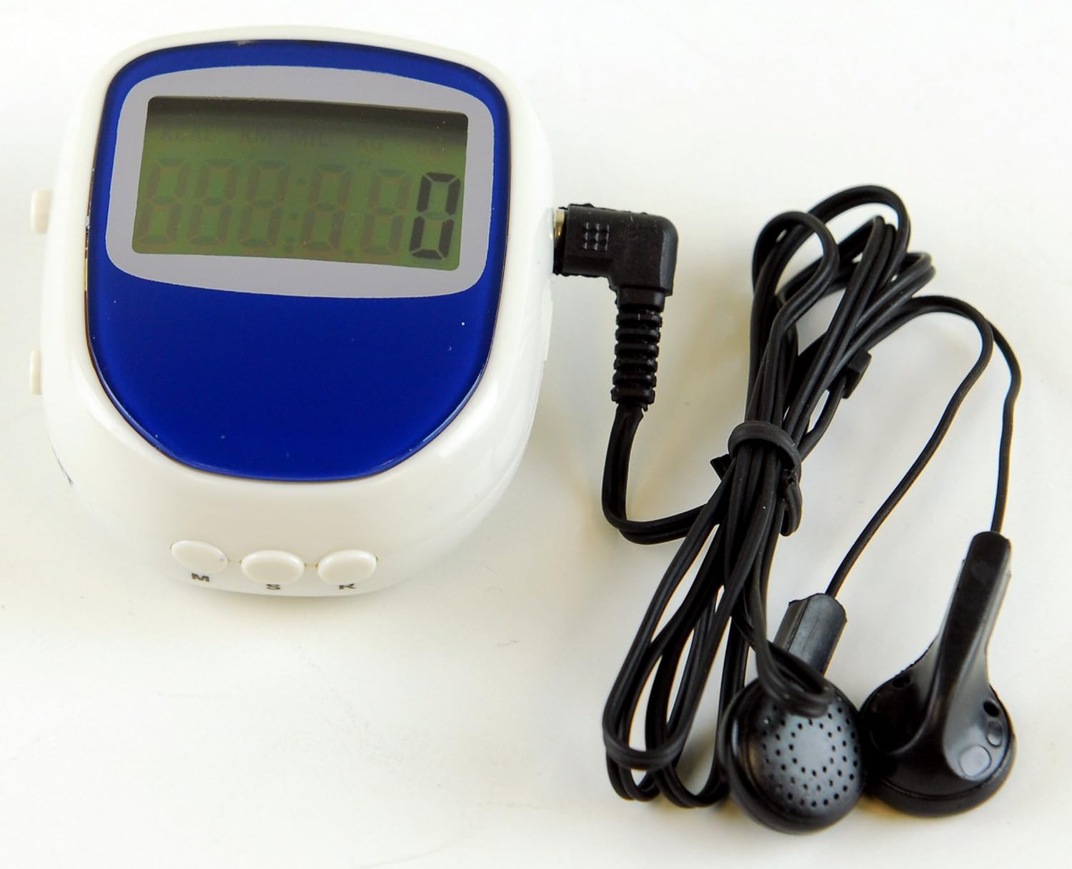 Kaito CR-503 Podómetro digital de bolsillo con sintonizador de radio FM