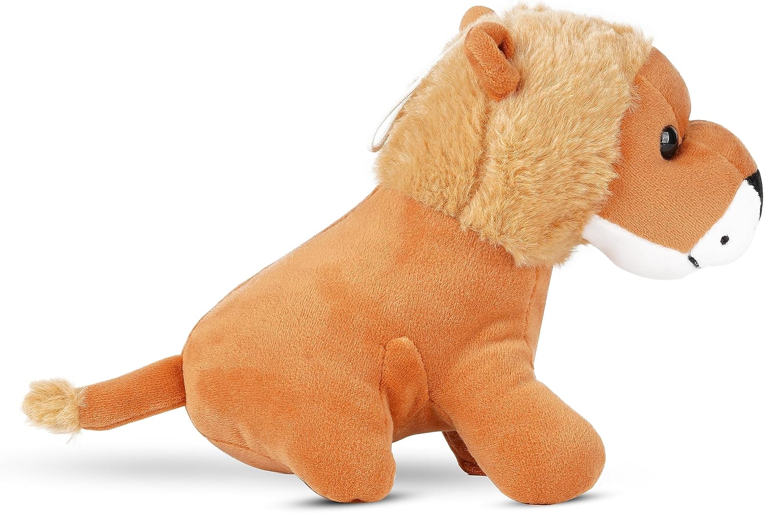 PLUSHIFY Paquete de 6 juguetes de peluche de gatos, peces, jirafa, conejo, perro, león, adorable colección de animales de peluche para niños y