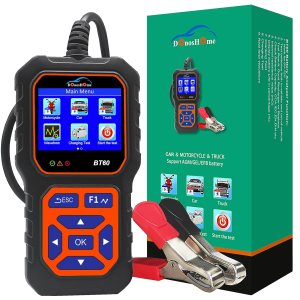 DonosHome Probador de batería 5-36V 100-3000 CCA Probador de batería de coche Probador de batería de coche AGM de gel de litio para alternador de DonosHome Probador de batería 5-36V 100-3000 CCA Probador de batería de coche Probador de batería de coche AGM de gel de litio para alternador de