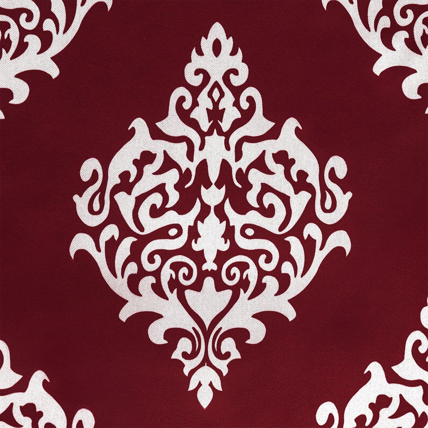 Exclusive Home cortinas térmicas para oscurecer el ambiente, diseño de medallones, parte superior con arandelas, 52 X 84 pulgadas