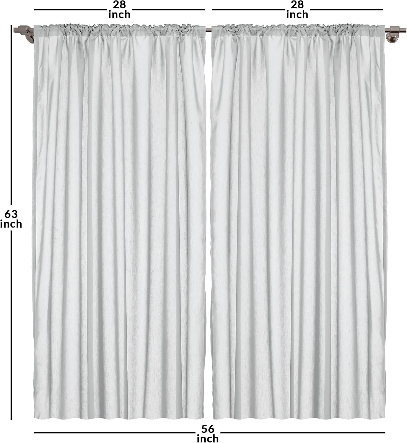 Ambesonne Cortinas vegetales, diseño de dibujos animados, patrón de alimentos con zanahoria, pimienta, soja, calabaza, rebanada y guisante,