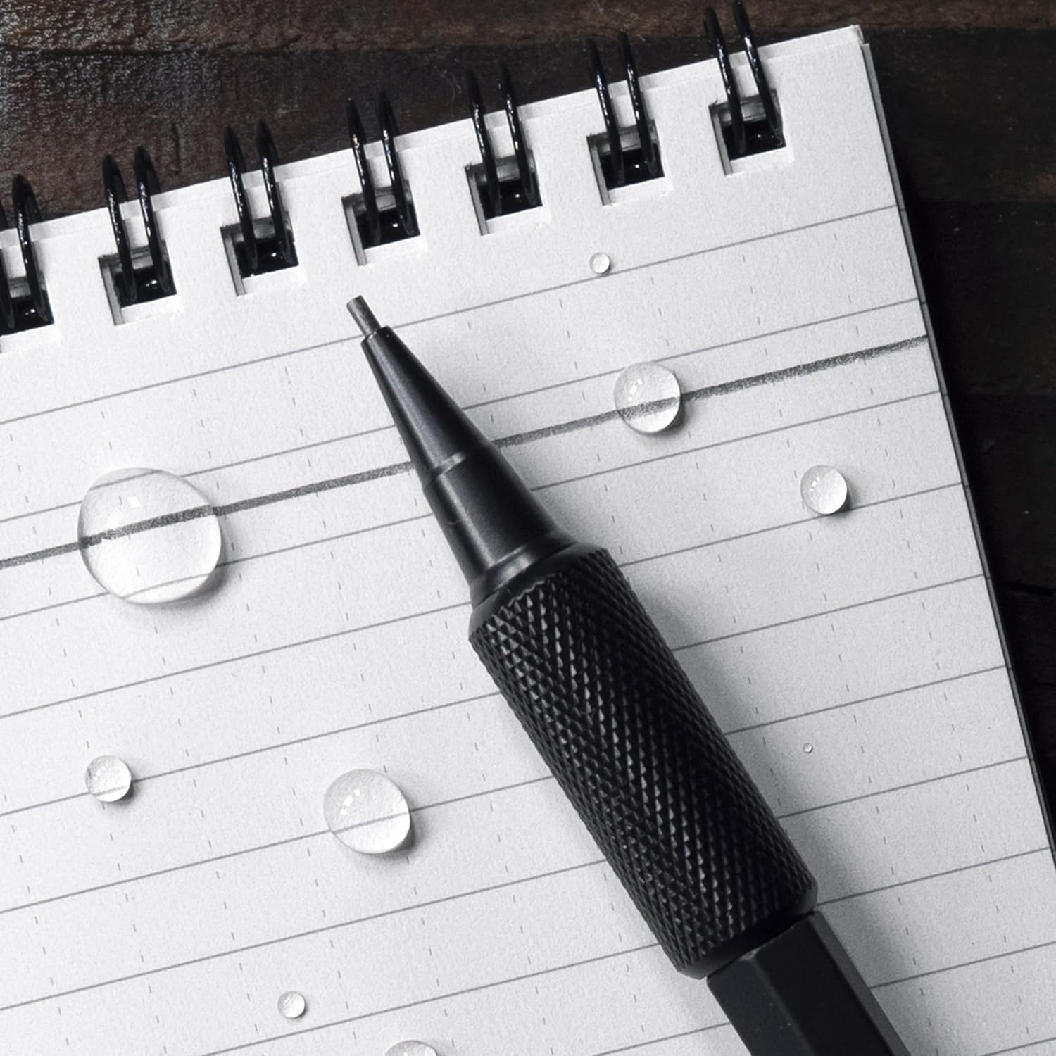 Rite in the Rain – Lápices mecánicos resistentes a la intemperie de 1.3 mm, mina negra, paquete de 3 unidades (N. TAC13)