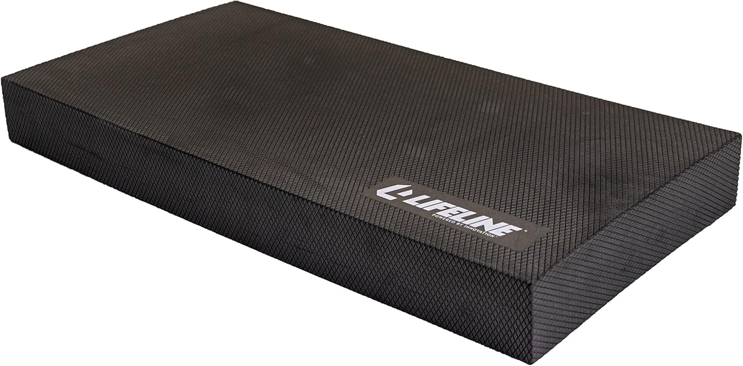 Lifeline Tabla de equilibrio de fitness, equipo de ejercicio para gimnasio en casa, alfombrilla de entrenamiento, alfombrilla de rodillas para