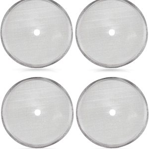 Secura Pantallas de repuesto para prensa francesa, filtro de malla reutilizable de acero inoxidable para 50 onzas, 1.5 litros, prensa de café de 12 Secura Pantallas de repuesto para prensa francesa, filtro de malla reutilizable de acero inoxidable para 50 onzas, 1.5 litros, prensa de café de 12